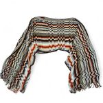 Missoni Chevron Patterned Knit Scarf Photo 1