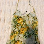 Pretty Little Thing Floral Halter Dress with Ruffle Hem Photo 3