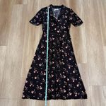 Reformation  Size 8 Rocki Collared Midi Dress Romy Rose Floral Print Photo 10