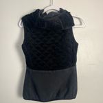 The North Face  black reversible black quilted hooded vest size small Photo 5