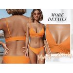 Cupshe  Solid‎ Low Waist Bikini Set Triangle Two Pieces Swimwear Size S. A-900 Photo 1