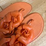 Melissa ‎ Orange Floral Jelly Sandals with Ankle Straps size 6 Photo 8