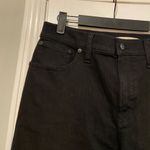 Madewell NWT Size 31P Perfect Vintage Wide Leg Jeans Black Cotton Zip Denim Photo 2