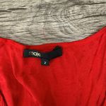 Maje  Rimine Jaquard Red Mini Dress Size 2 - Medium Photo 4