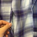 Duluth Duluthflex Sidewinder Shirt Purple Plaid UPF 30 Stretch Roll Tab Size M Size M Photo 6