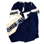 L'ATISTE Navy Blue & Cream Pants
Set(Size Medium) Photo 3