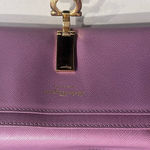 Salvatore Ferragamo Auth Long Wallet Pink Leather/Goldtone with Chain Photo 6