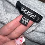 Missguided Gray Cropped Sweater Photo 2