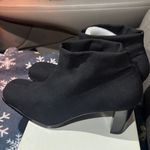 Chico's  black fabric ALEX pull-on BOOTIES Photo 0