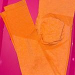 Uniqlo Vibrant Orange Butt Scrunch Leggings Photo 0