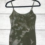 Forever 21 Hand Dyed Green Camouflage Bleach Tie Dye Camisole Tank Top Size Large Photo 4