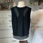Tangerine Black Flowy 2 Fer Tank Photo 2