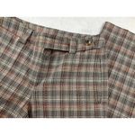 Marie Valois Golf Pants Brown Plaid Trouser 70’s Retro Femme Size 6 Cotton Photo 6