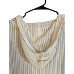 Oxide White Long sleeve Sheer Hooded Long Beach Cover Up Women Sz M Size M Photo 8