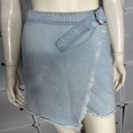Tobi  Belmont Shore LIght Wash Wrap Skirt Size 25 Photo 2