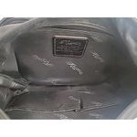 Fossil  1954 Black Pebbled Leather Shoulder Organizer Handbag Purse #75082 Photo 8