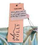 Oh Polly Oh‎ Polly Mini Dress Ruched Corset Puff Sleeve Mint Green Lace Size 8 NWT Photo 8