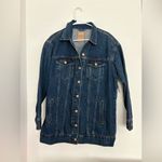 Gap  Dark Blue Denim Jacket oversized size S NWT 100% cotton Photo 6