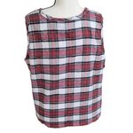 Country Store Size M Red Plaid Flannel Camisole Sleeveless Top Size M Photo 1