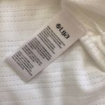 Lija 3/4 sleeves block polo leopard white tops SIze Small Green Photo 6