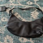 Madden NYC Black Faux Leather Shoulder Baguette Bag Y2K Style Adjustable Strap Photo 1