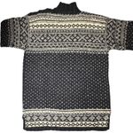 Ralph Lauren Country Black Cream Sweater Women Large Hand Knit Wool Silk Vintage Photo 15