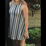 Mini Blue and White Striped dress Small Photo 1