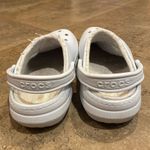 Crocs Pale Blue Classic Lined Clog Shoes Unisex M7 W9 203591 Comfort Faux Fur Size 9 Photo 4