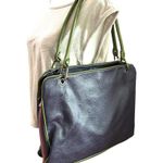 Plinio Visona leather color block bag, made in Italy, NWOT Photo 2
