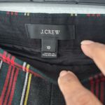 J.Crew Women's Plaid Trousers Ankle Size 10 Office Business Casual Holiday Fall Photo 1