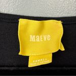 Maeve Anthropologie  Colorblock Cap Sleeve Shift Dress Black White Size XS Photo 2