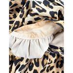 Alice + Olivia - "Maris" Printed Halter Top in Spotted Leopard Multi Photo 2