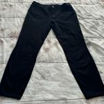 Ann Taylor  black straight leg mid rise pants, size 10 office business casual Photo 2