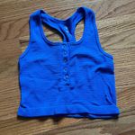 Aura Blue Crop Top Photo 0