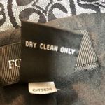 Vintage Focus 2000 Blazer Front Tie Floral Black Cream Jacquard Modern size Med Multiple Photo 11