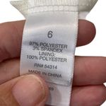 Bisou Bisou Cream Dress with Black Beaded Neckline NEW Size 6 Photo 10