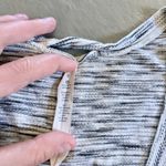 Lululemon What The Sport Tee Tiger Space Dye Black White V-Neck Shirt Size 6 Photo 7