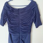 Tadashi Shoji Asymmetric Ruched Sleeve Gown Photo 7