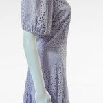 Speechless Lilac Eyelet Puff Sleeve Mini Dress Size XL Photo 4
