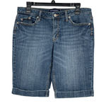 Banana Republic ‎ Blue Women's Denim Stretch Shorts - Size 8 Photo 0