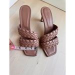 Lafayette 148 N Y taupe Maracella kitty Heel Sandal Mule size 36.5 / US 6 Brown Photo 7