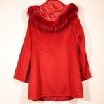 Jessica London NWOT  Outwear Red Trenchcoat Size 12W Photo 7