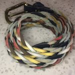 Capezio 2/$30 Vintage Colorful woven leather belt by Capzelo M/L Photo 1