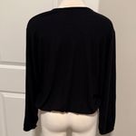 Beyond Yoga  black crossover sweater sz M Photo 2
