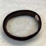 Brown‎ velvet pill box vintage hat women’s 60’s Madcaps NY Brown Photo 5