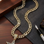 NFL Dallas Cowboys 20 Inch Necklace Pendant Cuban Chain Link Football Jewelry Photo 0