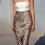 Realisation Par The Naomi Skirt Wild Things Leopard Animal Print New Size XXL Photo 3