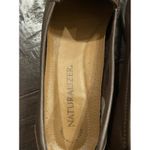 Naturalizer  Womens 7‎ M Slip Ons Brown  Leather Loafers Flats Natural Flex Photo 2