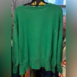 Free People NWT We The Free Camden Sweatshirt - jolly rancher green - XS Photo 7
