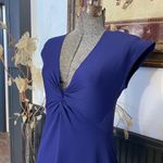 Patagonia  Bandha Dress Cap Sleeve Twist Bodice Royal Blue Gorpcore - Sz M 💚🎀 Photo 3